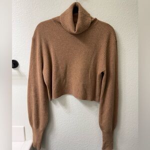 Reformation Luisa Cropped Cashmere Sweater